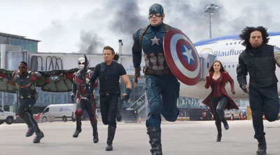 Team Cap in Captain America: Civil War