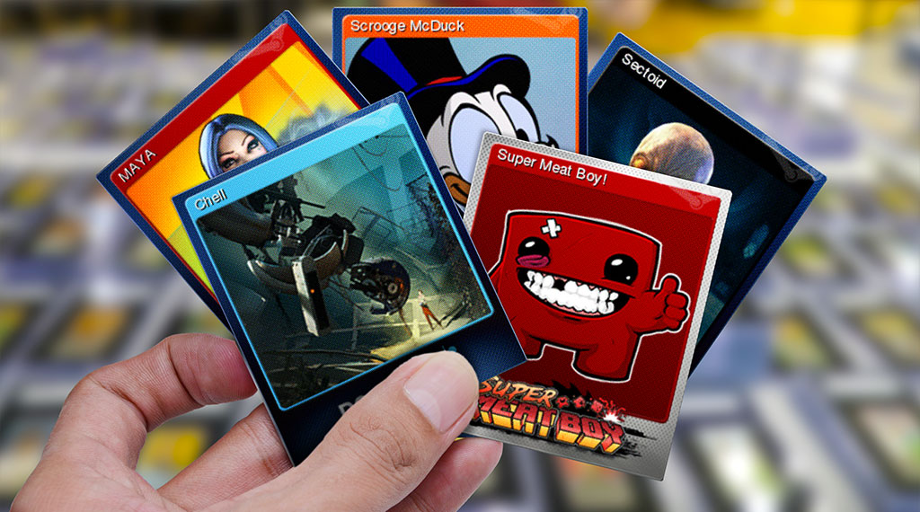 s platform is a game in and of itself thanks to Steam Trading Cards, their ...